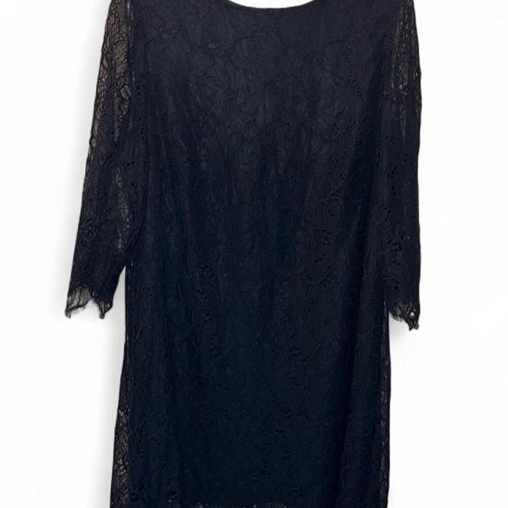 NWT Chico’s Lace Popover Dress Classic Navy Size 2 (US 12) Special Occasion
